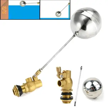 New DN15 DN20 DN25 Cold and Hot Water Tank Liquid Level Metal Float Valve 1/2" 3/4" Body brass toilet valve
New DN15 DN20 DN25 Cold and Hot Water Tank Liquid Level Metal Float Valve 1/2" 3/4" Body brass toilet valve