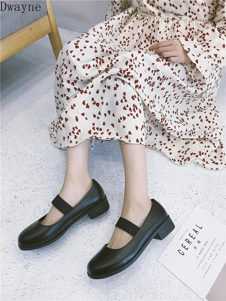 2019 spring and autumn new Korean version of Mary Jane grandma's shoes thick with retro small shoes college wind Sen female tide
2019 spring and autumn new Korean version of Mary Jane grandma's shoes thick with retro small shoes college wind Sen female tide