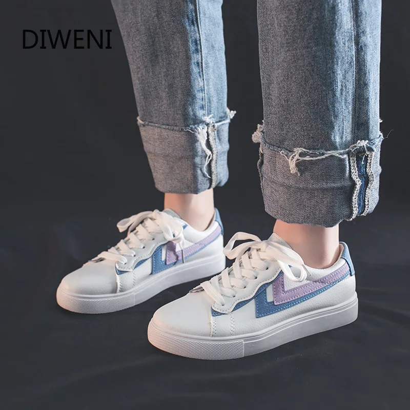 New Spring Tenis Feminino Lace-up White Shoes Woman Pu Leather Solid Color Female Casual Women Sneakers Zapatos De Mujer
New Spring Tenis Feminino Lace-up White Shoes Woman Pu Leather Solid Color Female Casual Women Sneakers Zapatos De Mujer
