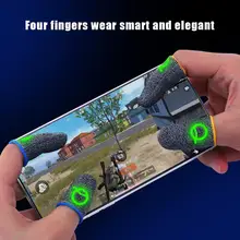 2Pcs Breathable Game Control Finger Cover Sweat Proof Non-Scratch Touch Screen Gaming Finger Thumb Sleeve Gloves 2Pcs Breathable Game Control Finger Cover Sweat Proof Non-Scratch Touch Screen Gaming Finger Thumb Sleeve Gloves