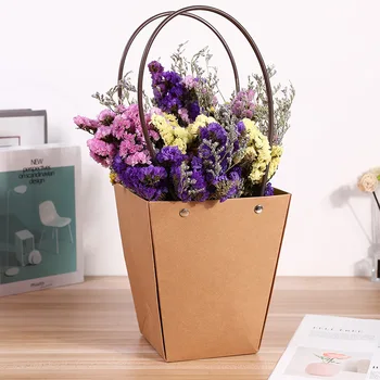 party favors Flower box kraft paper bags for gifts waterproof bag portable flower bag коробка упаковка gift bag dragees de maria
party favors Flower box kraft paper bags for gifts waterproof bag portable flower bag коробка упаковка gift bag dragees de maria