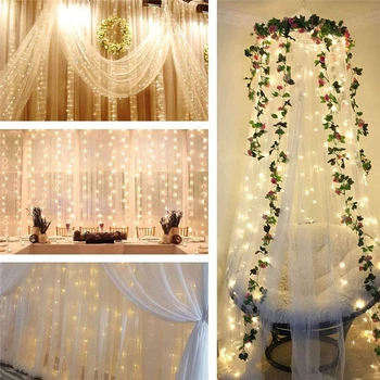 New USB Eight Function With Remote Control Curtain Light LED Copper String Fairy Lights Christmas Garlands For Wedding Decor
New USB Eight Function With Remote Control Curtain Light LED Copper String Fairy Lights Christmas Garlands For Wedding Decor