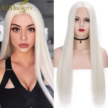 AISI BEAUTY Synthetic Lace Front Wigs White Pink Blcak Straight Wig for Woman Long with Natural Hairline Average Size
AISI BEAUTY Synthetic Lace Front Wigs White Pink Blcak Straight Wig for Woman Long with Natural Hairline Average Size