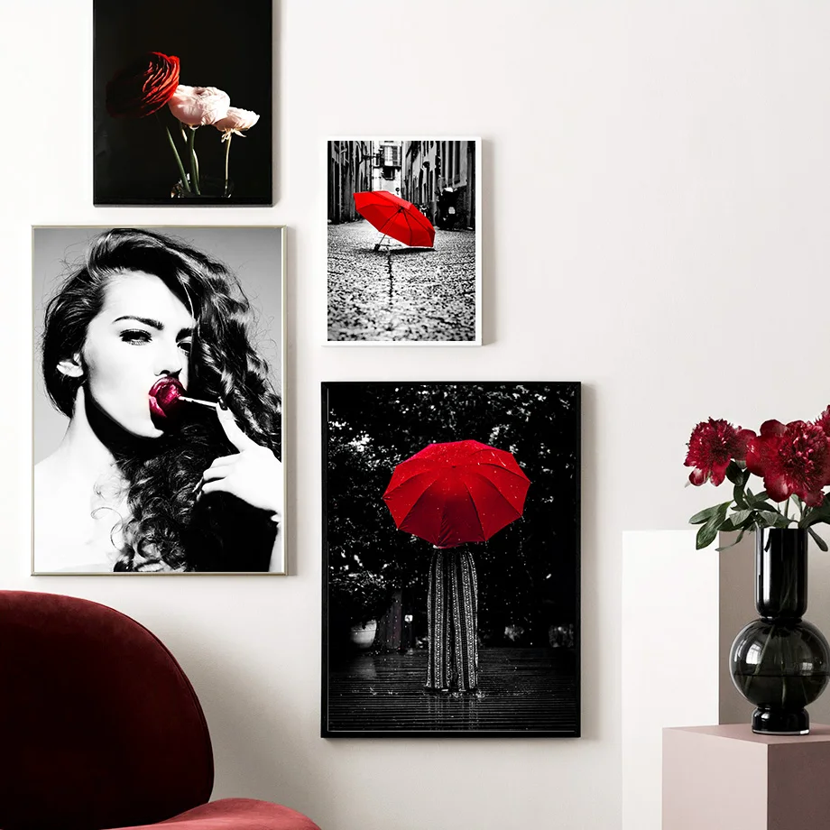 Red Umbrella Pink Rose Sexy Woman Canvas Painting Retro Raining Street Wall Art Pictures Nordic Poster And Print For Living Room
Red Umbrella Pink Rose Sexy Woman Canvas Painting Retro Raining Street Wall Art Pictures Nordic Poster And Print For Living Room