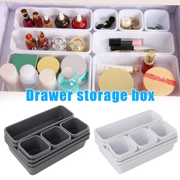 Newest 8pcs Storage Box Drawer Inner Container Plastic Box Set Drawer Divider Case Makeup for Household
Newest 8pcs Storage Box Drawer Inner Container Plastic Box Set Drawer Divider Case Makeup for Household