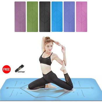6mm TPE Yoga Mat With Position Line Fitness Mats Double Layer Non-slip Beginner Sport Carpet Pads Environmental Gymnastics Mats 
6mm TPE Yoga Mat With Position Line Fitness Mats Double Layer Non-slip Beginner Sport Carpet Pads Environmental Gymnastics Mats