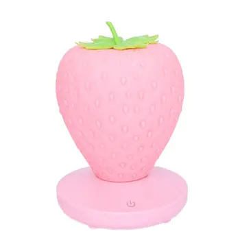 

Original LED Silicone Eye Protection Strawberry Night Light Bedside Decoration Atmosphere Lamp Home Night Lamp