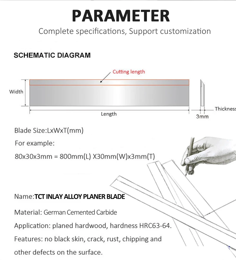 TCT Planer Blade