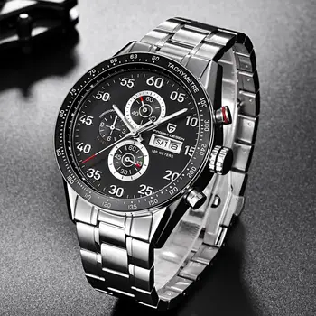 PAGANI DESING Black Dial Multifunction Quartz chronograph tachymeter Sport mens WATCH Relogio Masculino
PAGANI DESING Black Dial Multifunction Quartz chronograph tachymeter Sport mens WATCH Relogio Masculino