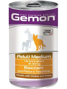 GEMON GEMON DOG ADULT MEDIUM for adult dogs of medium breeds with chicken and turkey 1250 t
GEMON GEMON DOG ADULT MEDIUM for adult dogs of medium breeds with chicken and turkey 1250 t
