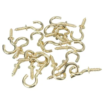 20pcs Heavy Duty Copper Plated Metal Screw-In Ceiling Hooks Cup Hooks Hanger
20pcs Heavy Duty Copper Plated Metal Screw-In Ceiling Hooks Cup Hooks Hanger