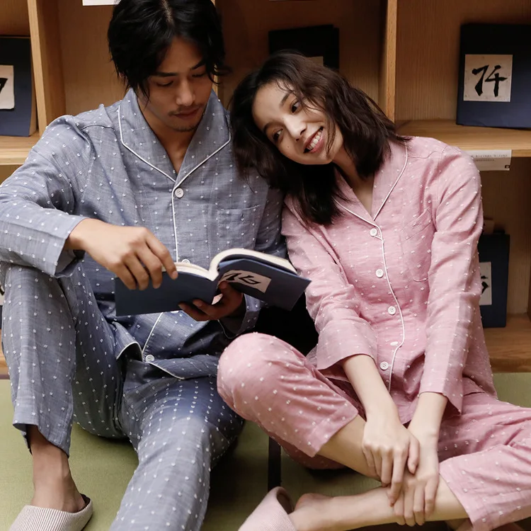 Meju Pajamas Men Pajamas Pure Cotton Couples Pajamas Pure Cotton Men And Women Home Wear 
Meju Pajamas Men Pajamas Pure Cotton Couples Pajamas Pure Cotton Men And Women Home Wear
