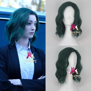 The Gifted Lorna Dane Polaris Cosplay Wig for Women Short Curly Wavy Costume Party Heat Resistant Synthetic Hair Green+wig cap 
The Gifted Lorna Dane Polaris Cosplay Wig for Women Short Curly Wavy Costume Party Heat Resistant Synthetic Hair Green+wig cap
