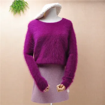 ladies women fashion thick mink cashmere o-neck short style long sleeves loose pullover angora rabbit fur winter jumper sweater
ladies women fashion thick mink cashmere o-neck short style long sleeves loose pullover angora rabbit fur winter jumper sweater