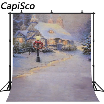 Capisco Christmas Themed Backdrop for Photography Winter Snow Street Lamp Tree Background Snowflake Newborn House Photocall
Capisco Christmas Themed Backdrop for Photography Winter Snow Street Lamp Tree Background Snowflake Newborn House Photocall