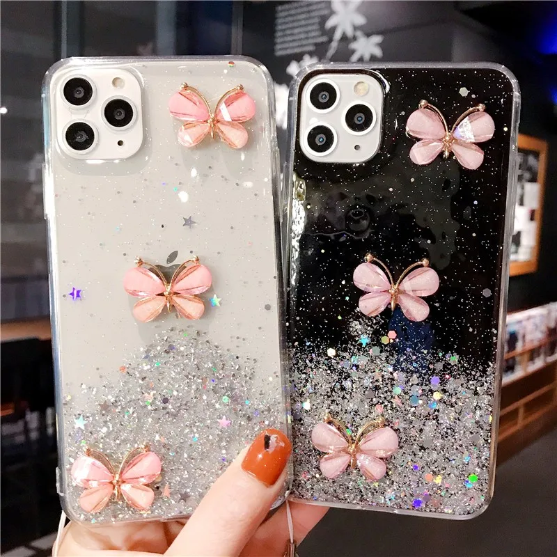 fashion Cute 3D butterfly bling girl Phone Cover Case For Iphone X 11 pro Xs Max Xr 10 8 7 Plus SE 4.7 Luxury soft Coque Fundas
fashion Cute 3D butterfly bling girl Phone Cover Case For Iphone X 11 pro Xs Max Xr 10 8 7 Plus SE 4.7 Luxury soft Coque Fundas