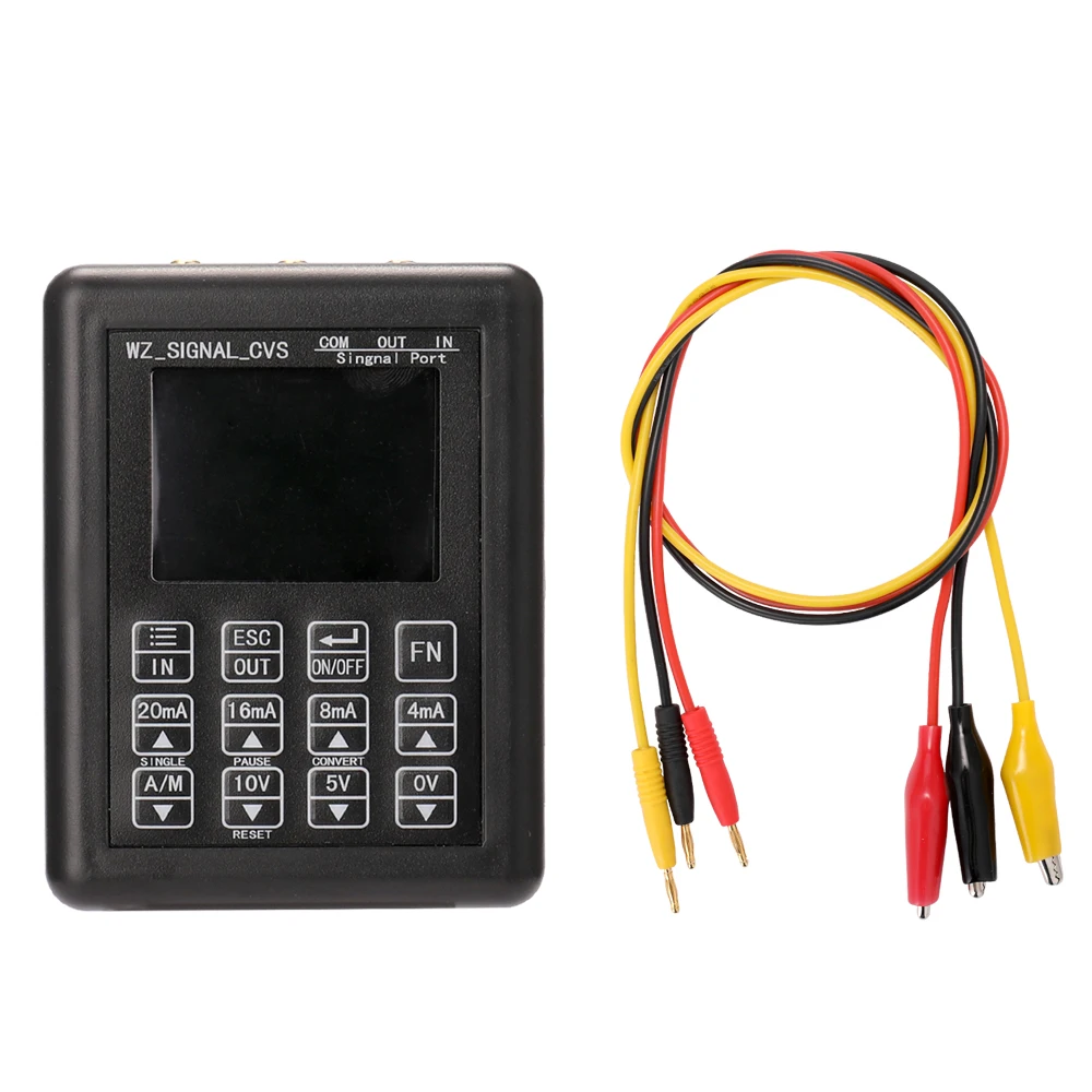 High precision Signal Generator Sources Transmitter Calibrator Adjustable Current Voltage Analog Simulator 0-10V 4-20mA
High precision Signal Generator Sources Transmitter Calibrator Adjustable Current Voltage Analog Simulator 0-10V 4-20mA