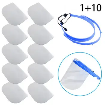 1Pc Face Shield Frame 10 Pcs Protective Diaphragm Safety Protection Face Cover Anti Oil Splash Proof Saliva Dust Proof Face Mask
1Pc Face Shield Frame 10 Pcs Protective Diaphragm Safety Protection Face Cover Anti Oil Splash Proof Saliva Dust Proof Face Mask