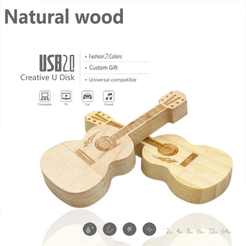 Natural Wood USB Flash Drive Guitar USB Key Flash Memory Stick 64GB 32GB 16GB 8GB 4GB High Speed USB 2.0 Flash Pen Drive
Natural Wood USB Flash Drive Guitar USB Key Flash Memory Stick 64GB 32GB 16GB 8GB 4GB High Speed USB 2.0 Flash Pen Drive