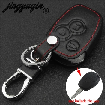 jingyuqin 3 Button Car Remote Key Leather Cover Case for Renault Duster Logan Fluence Clio Master Traffic Kangoo Megane Laguna
jingyuqin 3 Button Car Remote Key Leather Cover Case for Renault Duster Logan Fluence Clio Master Traffic Kangoo Megane Laguna