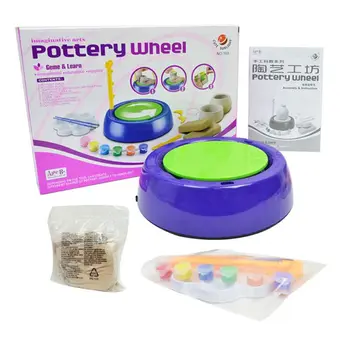 Mini DIY Ceramic Handmade Pottery Wheel Machine Kids Boys Girls Clay Arts Crafts Toys Gift R7RB
Mini DIY Ceramic Handmade Pottery Wheel Machine Kids Boys Girls Clay Arts Crafts Toys Gift R7RB