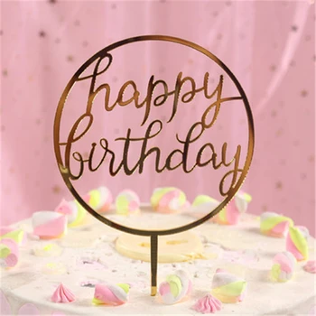 1PC Happy Birthday Cake Acrylic Gold Flash Cake Party New Year Decoration For Home Party Supplies Cupcake
1PC Happy Birthday Cake Acrylic Gold Flash Cake Party New Year Decoration For Home Party Supplies Cupcake
