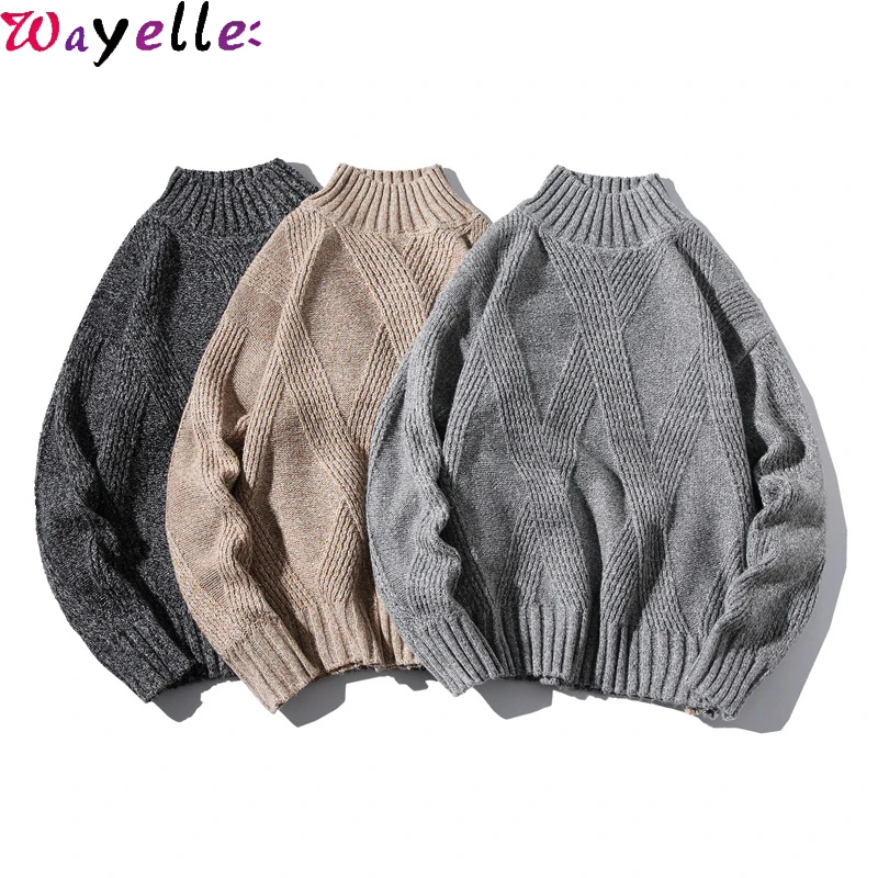 Warm Turtleneck Sweater Men New Autumn Winter Retro Argle Solid Pullovers and Jumpers Men's Sweater Casual Loose Sweater Men 5XL
Warm Turtleneck Sweater Men New Autumn Winter Retro Argle Solid Pullovers and Jumpers Men's Sweater Casual Loose Sweater Men 5XL