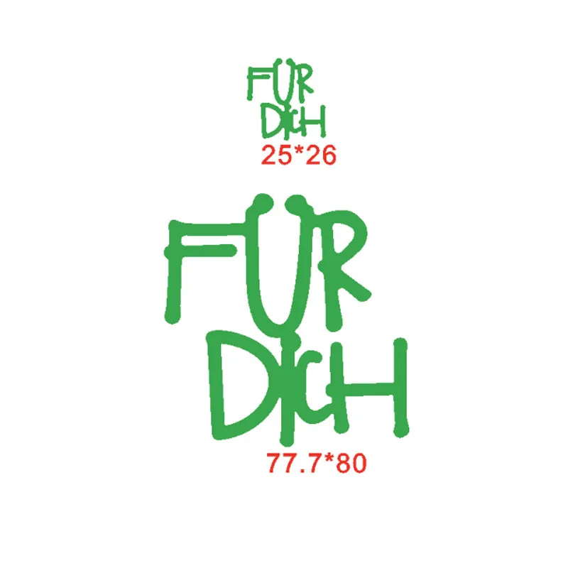 Fьr Dich German Word Die Cuts For Card Making German Word Fьr Dich dies scrapbooking metal cutting dies new 2019
Fьr Dich German Word Die Cuts For Card Making German Word Fьr Dich dies scrapbooking metal cutting dies new 2019