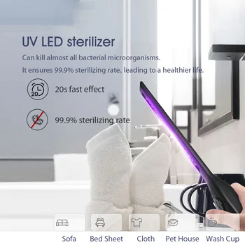 UV Sterilizer Light Sterilization Lamp UV Disinfection Lamp Ultra-Uv Germicidal Lamp For Home Office Business Trip Travel
UV Sterilizer Light Sterilization Lamp UV Disinfection Lamp Ultra-Uv Germicidal Lamp For Home Office Business Trip Travel