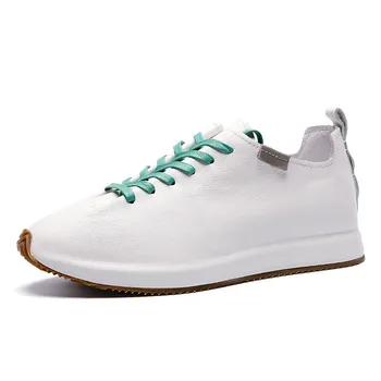 Leather Designer Mens Genuine Sneakers 2020 New Comfortable Lace Up Softshell Casual Outside Jogger Shoes Athlete Trainers White
Leather Designer Mens Genuine Sneakers 2020 New Comfortable Lace Up Softshell Casual Outside Jogger Shoes Athlete Trainers White