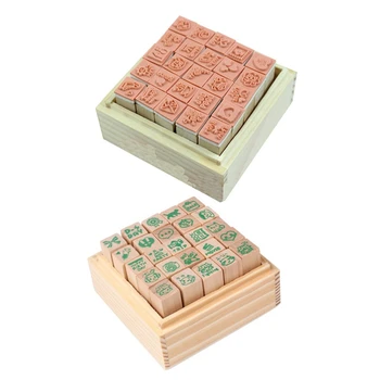 50pcs Stamp DIY Rubber Stamp Wood Stamp with Wooden Box Multipurpose Wood Rubber - 25pcs Happy Life Diary & 25pcs Lovely Diary
50pcs Stamp DIY Rubber Stamp Wood Stamp with Wooden Box Multipurpose Wood Rubber - 25pcs Happy Life Diary & 25pcs Lovely Diary