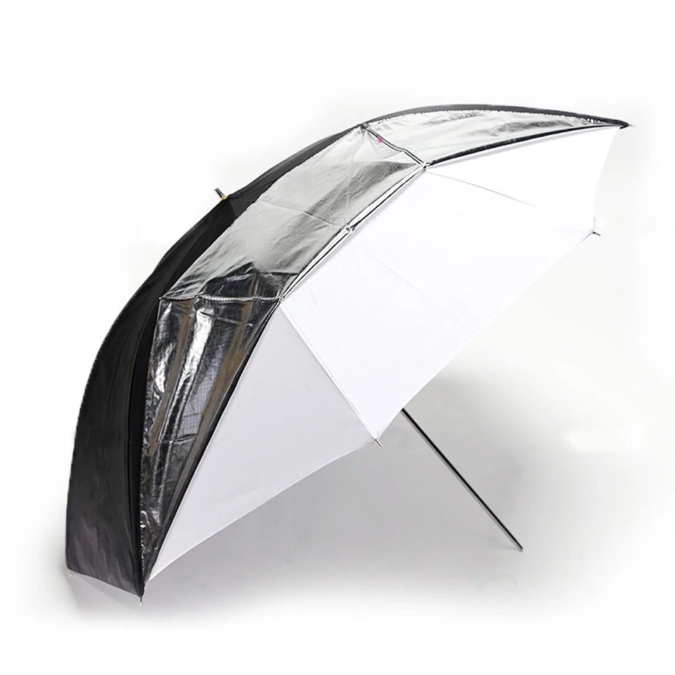Godox 91cm 36" Double Layers Reflective and Translucent Black White Umbrella for Studio Flash Strobe Lighting
Godox 91cm 36" Double Layers Reflective and Translucent Black White Umbrella for Studio Flash Strobe Lighting