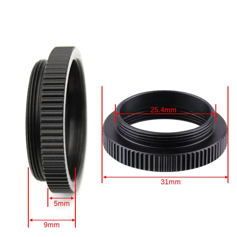 C-MOUNT 5 мм удлинительная трубка Адаптер C-CS крепление распорное кольцо для