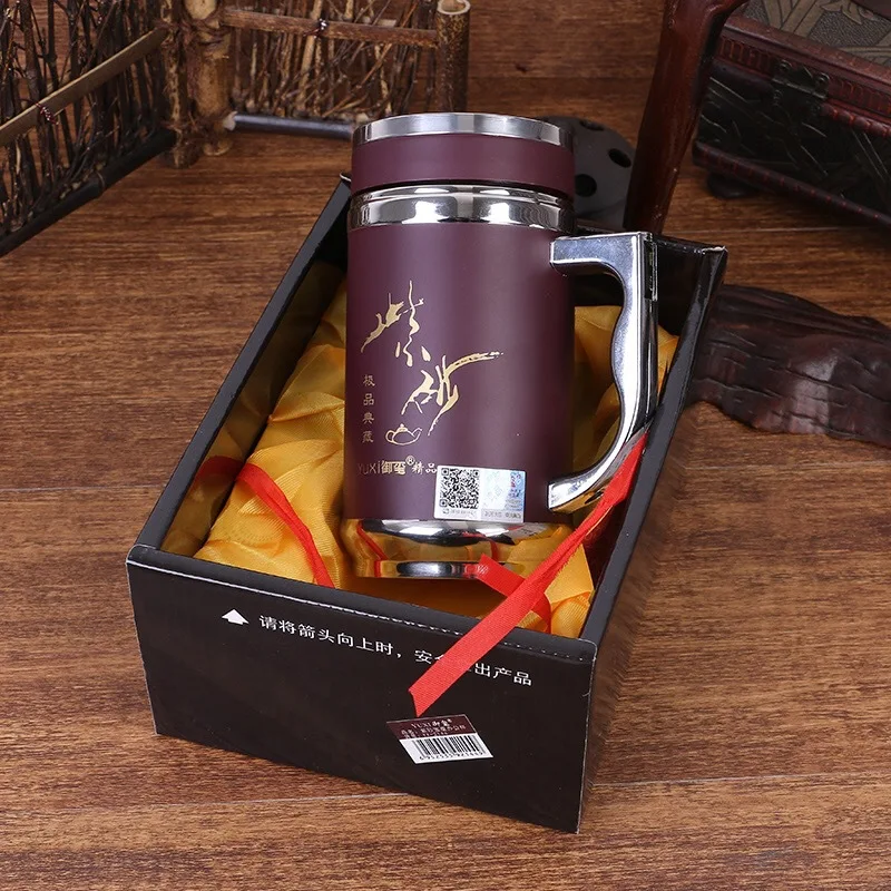 Ceramic Inner Pot Insulated Stainless Steel Bottle Tea Cup 304 Glass Clay Business with Handle Magnetization Health Cup
Ceramic Inner Pot Insulated Stainless Steel Bottle Tea Cup 304 Glass Clay Business with Handle Magnetization Health Cup