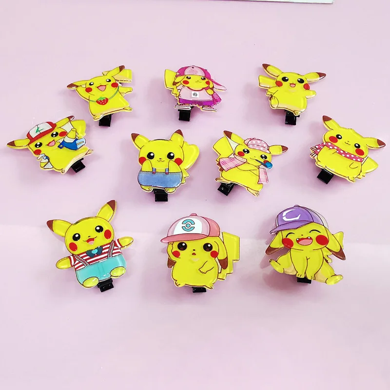 5sets Pokemon Lovely Cartoon Jewelry Pikachu Diamond Hairpin for Girl Color Hair Clips Hairgrip New Year for Kids Randomly
5sets Pokemon Lovely Cartoon Jewelry Pikachu Diamond Hairpin for Girl Color Hair Clips Hairgrip New Year for Kids Randomly