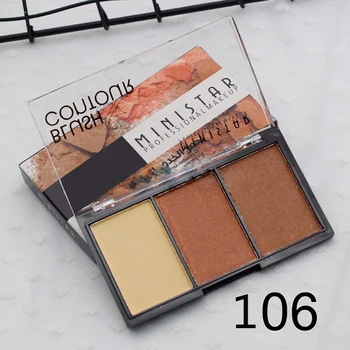 1 Set 3 Colors Face Contour Palette Corrector Highlighter Bronzer Makeups LDO99
1 Set 3 Colors Face Contour Palette Corrector Highlighter Bronzer Makeups LDO99