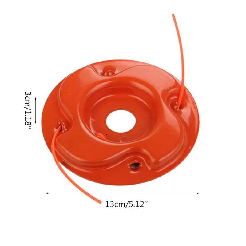 Universal Trimmer Head with 2 Lines String Brush Cutter Blade for Lawn Mower Gar MOLC
Universal Trimmer Head with 2 Lines String Brush Cutter Blade for Lawn Mower Gar MOLC