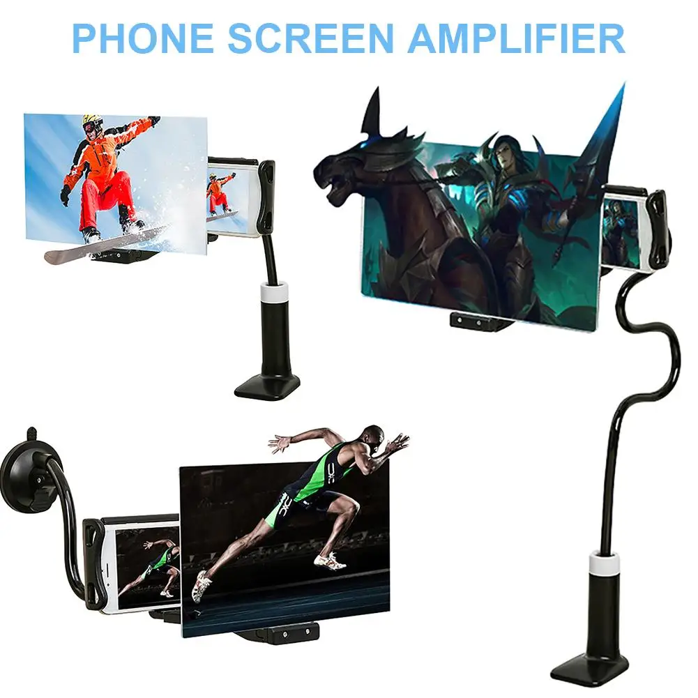 8 Inch Lazy Bracket HD Mobile Phone Screen Amplifier Innovative Mobile Phone Bracket Holder Amplifier Phone Screen Magnifier
8 Inch Lazy Bracket HD Mobile Phone Screen Amplifier Innovative Mobile Phone Bracket Holder Amplifier Phone Screen Magnifier