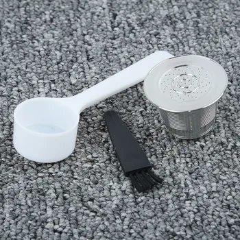 Heavy Duty Coffee Capsule Cup +Brush + Spoon Refillable Pod For Nespresso Series
Heavy Duty Coffee Capsule Cup +Brush + Spoon Refillable Pod For Nespresso Series