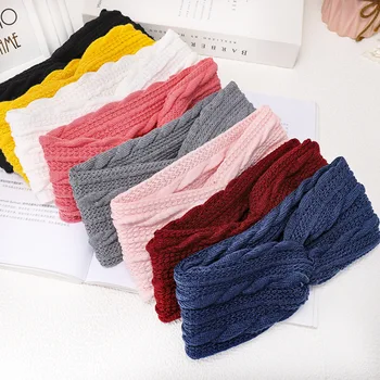 3pcs/lot Vintage Style Solid Color Knitting Wool Cross Headband for Women High Quality Twisted Hair Band for Gilrs
3pcs/lot Vintage Style Solid Color Knitting Wool Cross Headband for Women High Quality Twisted Hair Band for Gilrs