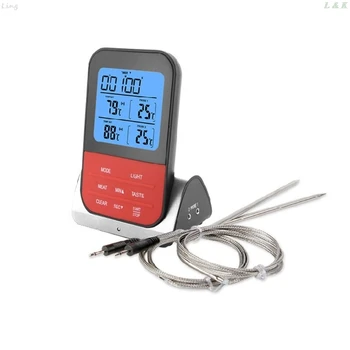 Digital BBQ Thermometer LCD Display Dual Probes for Food Grill Kitchen Tools U50A
Digital BBQ Thermometer LCD Display Dual Probes for Food Grill Kitchen Tools U50A