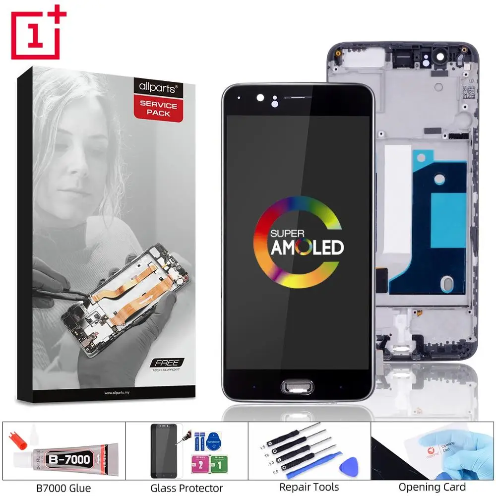 5.5" AMOLED Display For Oneplus 5 Display Touch Screen Replacement For Oneplus 5 LCD Screen Replace Assembly A5000 LCD
5.5" AMOLED Display For Oneplus 5 Display Touch Screen Replacement For Oneplus 5 LCD Screen Replace Assembly A5000 LCD