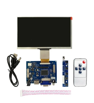 HDMI/VGA/AV Control Driver Board + 7Inch IPS High-Definition LCD Display for Android Windows Raspberry Pi