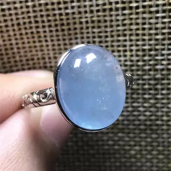 Natural Aquamarine Ring For Woman Lady Man Blue Clear Crystal 15x12mm Beads Stone Silver Fashion Adjustable Ring Jewelry AAAAA
Natural Aquamarine Ring For Woman Lady Man Blue Clear Crystal 15x12mm Beads Stone Silver Fashion Adjustable Ring Jewelry AAAAA