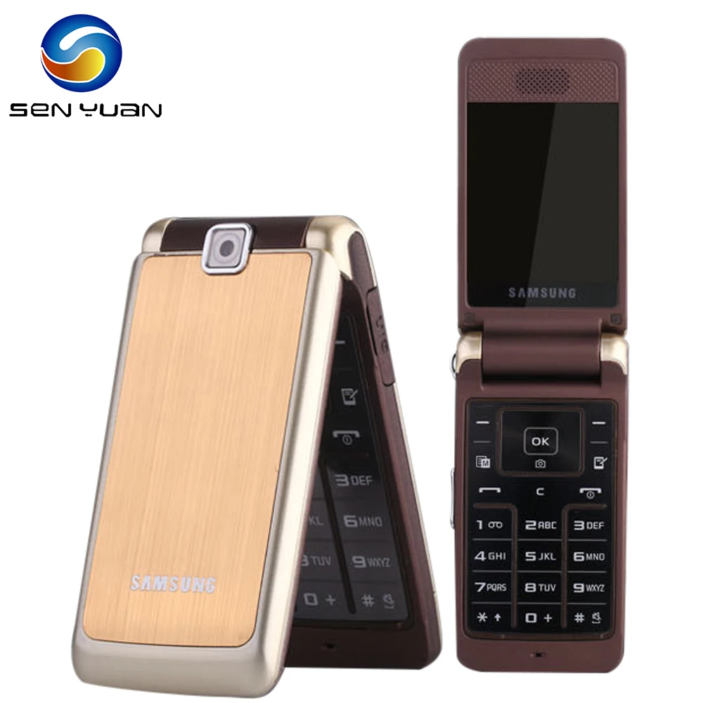 S3600 Original Unlocked Samsung 1.3MP 2.8 Inch GSM 2G Support Russian Keyboard Flip Refurbished Cell Phone Free Shipping | Мобильные