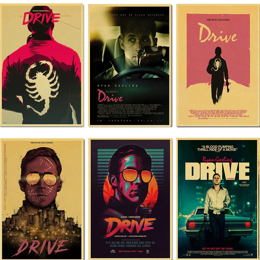 Drama movie Drive Ryan Gosling высокое качество печать рисунок ретро постер ВИНТАЖНЫЙ ПЛАКАТ
