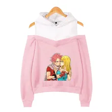 Peri kuyruk Hit tek Senorita hayranları favori pembe kapalı omuz Hoodies kadın ilkbahar/sonbahar moda rahat tişörtü kazak(China)