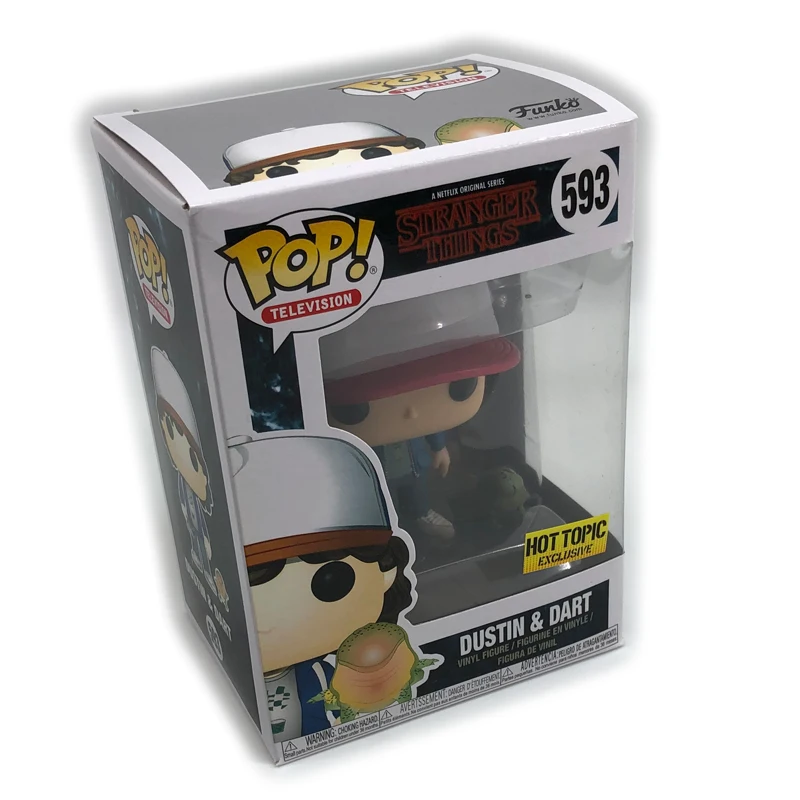FUNKO POP Stranger Things Vinyl Figure New #593 Dustin & Dart Collection Action Figure Model Vinyl Doll Toys Gifts for Kids
FUNKO POP Stranger Things Vinyl Figure New #593 Dustin & Dart Collection Action Figure Model Vinyl Doll Toys Gifts for Kids