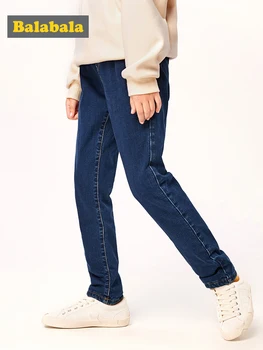 Balabala Children wear girls jeans pants 2019 new autumn and winter children's big children plus velvet trousers
Balabala Children wear girls jeans pants 2019 new autumn and winter children's big children plus velvet trousers