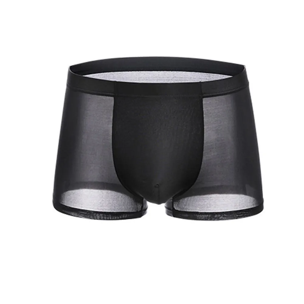 Men Sexy Ice Silk Boxer Seamless Smooth Briefs Ultra-Thin Transparent Underwear Breathable Elastic Shorts Trunks Swim Underpants
Men Sexy Ice Silk Boxer Seamless Smooth Briefs Ultra-Thin Transparent Underwear Breathable Elastic Shorts Trunks Swim Underpants